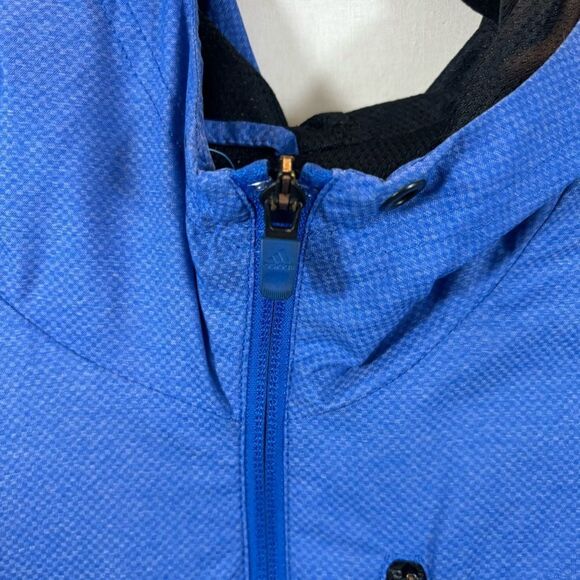 Mens Adidas’s Two Tone Woven Hooded Triple Stripe Jacket Size 2XL - Picture 7 of 9